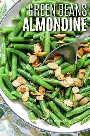 Need To Feed A Crowd This Inexpensive But Elegant Green Beans Almondine Is The Perfect Recipe It Is Not Yo Green Beans Almondine Green Beans Vegetable Dishes