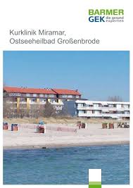 Kurklinik Miramar Ostseeheilbad Grossenbrode Barmer Gek