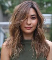 13 Long hair with bangs ideas