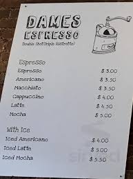 Jan 17, 2020 · what is ful medames? Dames Coffee Espresso Bar Menu In Jersey City New Jersey Usa