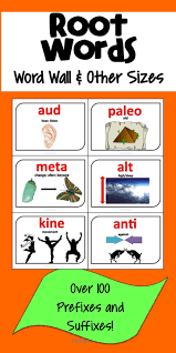 Root Words Posters Word Walls Handouts Root Words Science Words Word Wall
