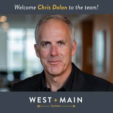 💙💛We're so excited to welcome Chris Dolan to West + Main Homes! After 25  years as a successful marketing and sales executive, Chris brings a wealth  of knowledge, insight and a results-driven
