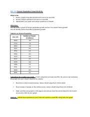 791 x 1024 png 63kb. Human Population Growth Bio 112 Human Population Growth Activity What To Do 1 Create A Graph Using Data Provided And Save As An Excel File 2 Answer Course Hero