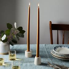 Bowl candle holders candelabras candle holder sets candle sconces candlesticks chandelier candle holders fireplace candle holders flameless. Petite Ceramic Taper Candle Holders Set Of 2 On Food52