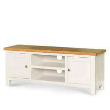 Homfa floor storage cabinet, free standing wooden display bookcase with double doors, 2 shelves, 3 cubes and 4 legs, side cabinet decor furniture for home office, white. Farrow White Tv Stand 120cm Television Cabinet For 54 Screens Roseland Furniture