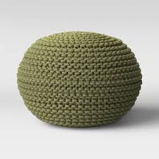 Check spelling or type a new query. Cloverly Chunky Knit Pouf Green Threshold Target