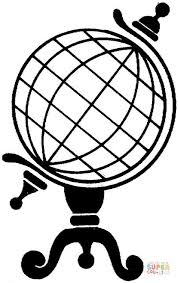 Globo Terraqueo Para Colorear