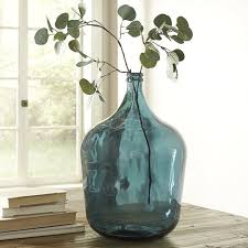 Angeletta Recycled Glass Vase Large Glass Vase Large Glass Vase Decor Glass Vase Decor