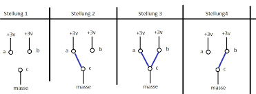 Drehschalter 3 Polig 4 Stellungen Mikrocontroller Net