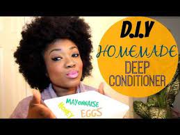 D I Y Homemade Deep Conditioner Using Eggs Mayo And Honey Homemade Deep Conditioner Deep Conditioner For Natural Hair Deep Conditioner