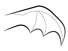 Draw devil wings with tips on creating knobb. Easy Bat Wings Drawing Novocom Top