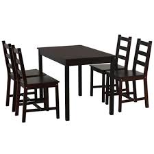 Check spelling or type a new query. Homcom 5 Piece Dining Room Table Set Wooden Kitchen Table And Chairs For Dinette Breakfast Nook Target