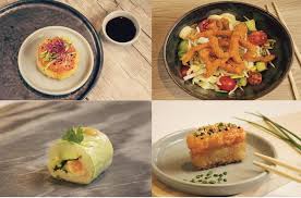 Outre Les Traditionnels Sushis Coiffes Ou Fourres De Saumon De Thon D œufs De Saumon D Avocat Et Oeufs De Saumon Hareng Pomme De Terre Brochettes De Saumon