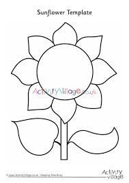 Try out just a few, or all of them if you are so inclined. Sunflower Template 1