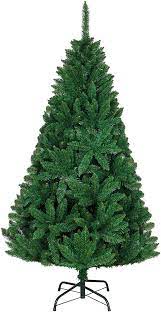Shatchi 7ft 210cm Artificial Imperial Pine Deluxe Christmas Green Tree Xmas Decorations 7 Feet Amazon Co Uk Kitchen Home Christmas Xmas Decorations Xmas