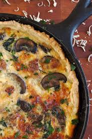 Sausage Mushroom And Spinach Quiche 2teaspoons Recipe Quiche Recipes Easy Sausage Quiche Recipes Mushroom And Spinach Quiche