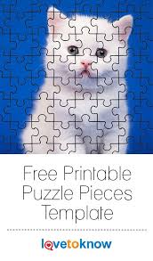 How to make a puzzle. Printable Puzzle Pieces Template Lovetoknow Puzzle Piece Template Printable Puzzle Pieces Templates Printable Puzzles