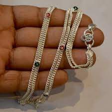 Indian Silver Karadhani Silver Waist Chain For Baby Etsy