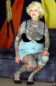 Résultat de recherche d'images pour "old people with tattoos"