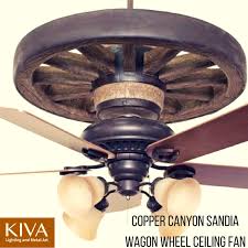 Sandia Wagon Wheel Ceiling Fan Rustic Lighting And Fans Ceiling Fan Wagon Wheel Rustic Lighting