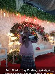 Akhirnya, billahittaufik wal hidayah wassalamu 'alaikum warahmatullah wabarakatuh. Mc Pernikahan Product Service Purwakarta 12 Photos Facebook