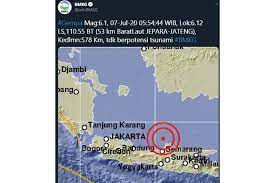 Kepala pusat gempa bumi dan tsunami bmkg bambang setiyo prayitno mengatakan bahwa episenter gempa bumi terletak pada koordinat 4,44 ls dan 102,51 bt. Dekat Dengan Pusat Gempa M 6 1 Warga Jepara Malah Tak Rasakan Guncangan Halaman All Kompas Com