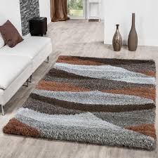 Sparen sie bei bodenbelägen & parkett, betten & matratzen, teppichen und sonnenschutz. Shaggy Teppich Welle In Beige Braun Creme Teppichmax