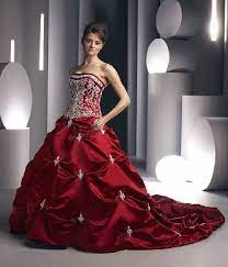 Red Wedding Dress Meaning Women Dress Ideas Gaun Burgundy Scarlet