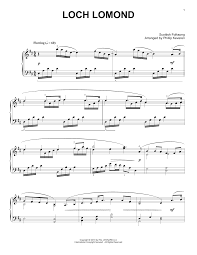 Cemcdthere me and my true love spent many happy days. Scottish Folksong Loch Lomond Arr Phillip Keveren Sheet Music Download Pdf Score 416837