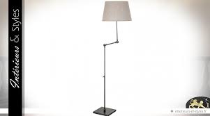 Un choix unique de abat jour lampe sur pied disponible dans notre magasin. Lampadaire Industriel Bras Articule Avec Abat Jour Coton Interieurs Styles