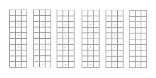 Mandolin Chord Charts Fretboard Diagrams Blank Music