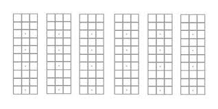 mandolin chord charts fretboard diagrams blank music