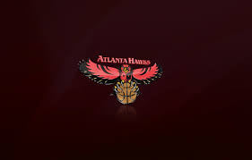 Looking for the best wallpapers? Wallpaper Red The Ball Basketball Background Logo Nba Hawks Atlanta Hawks Images For Desktop Section Sport Download