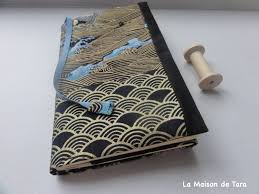 Couvre Livre De Poche Housse De Livre Ajustable Protege Livre Adaptable Reversible En Tissu Japonais 2 Choix Notebook