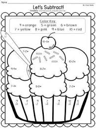 Summer Activities Color By Number Addition Subtraction Summer Math Summer Math Activities Summer Math Classroom Memory Book