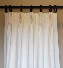 Pleat Pinch Curtains With Curtain Rings Curtains Custom Drapery Panels Pinch Pleat Curtains