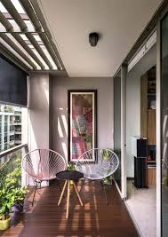 Ideas on decorating your very small balcony are endless. Acapulco Chairs For Minimalist Balcony Decoration Balcony Decoration Eco Friendly Garden Ideas Apartment Balcony Decorating Balcony Decor Small Apartment Patio