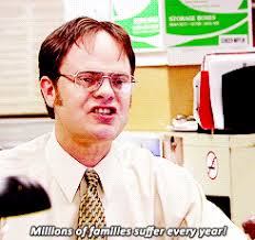 A phrase coined by jim halpert of the office in order to imitate fellow salesman dwight schrute. The Office Gifs When Jim Dressed Exactly Like Dwight Office Gifs Jokes Vocal Coach