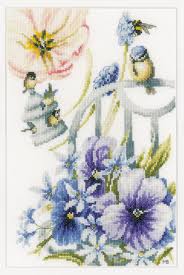 Vind fantastische aanbiedingen voor cross stitch marjolein bastin. Blue Tits Aida From Lanarte Marjolein Bastin Cross Stitch Kits Kits Casa Cenina