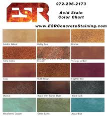 concrete acid stain colors itsara co