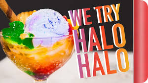 2 tablespoons macapuno (preserved shredded young coconut) 2 tablespoons kaong (palm nuts) Brits Try Halo Halo For The First Time Youtube