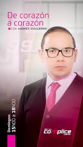 Desde las 15:00 de hoy, Andrés Guillermo Narváez te acompaña con su música  inolvidable, de Corazón a Corazón.