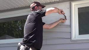 When you pressure wash your house siding, you must do so in sections making sure that water streams move from side to side. How To Remove Vinyl Siding Easy Youtube