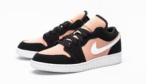 Air Jordan 1 Low Black White Air Jordan Retro 1 Low Gs Black Rose Gold White Is Available Now Footdistrict For 85 Usd Sneakernews Allth Air Jordans Retro Air Jordans Jordan Retro 1