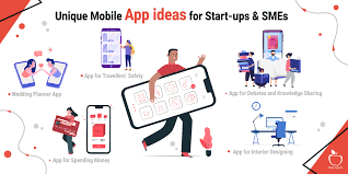 What Are The Unique Mobile App Ideas For Start Ups Smes Mobile App Development Mobile App App