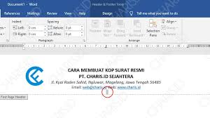 Berikut beberapa contoh surat resmi yang bisa anda. Cara Membuat Kop Surat Di Microsoft Word Gambar