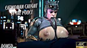 Catwoman Caught By The Police [Blacked][Dom3D]