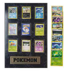 The traditional frame yet modern mounting technology makes these frames the perfect gift. Pokemon 9 Card 13 X20 Plaque Bundle With A Assorted 10 Card Pack