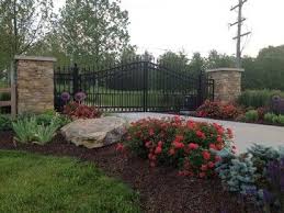 I would suggest you plant in small clumps, a minimum of five bulbs, with a gap as long as you like (depending how many you've got) in between each clump, otherwise they will look pretty. 28 Landscaping Along A Driveway Ideas Landscape Design Driveway Landscaping Driveway
