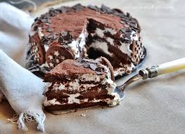 Torta Pan Di Stelle Alla Nutella Dolci Senza Cottura Dolci Torte